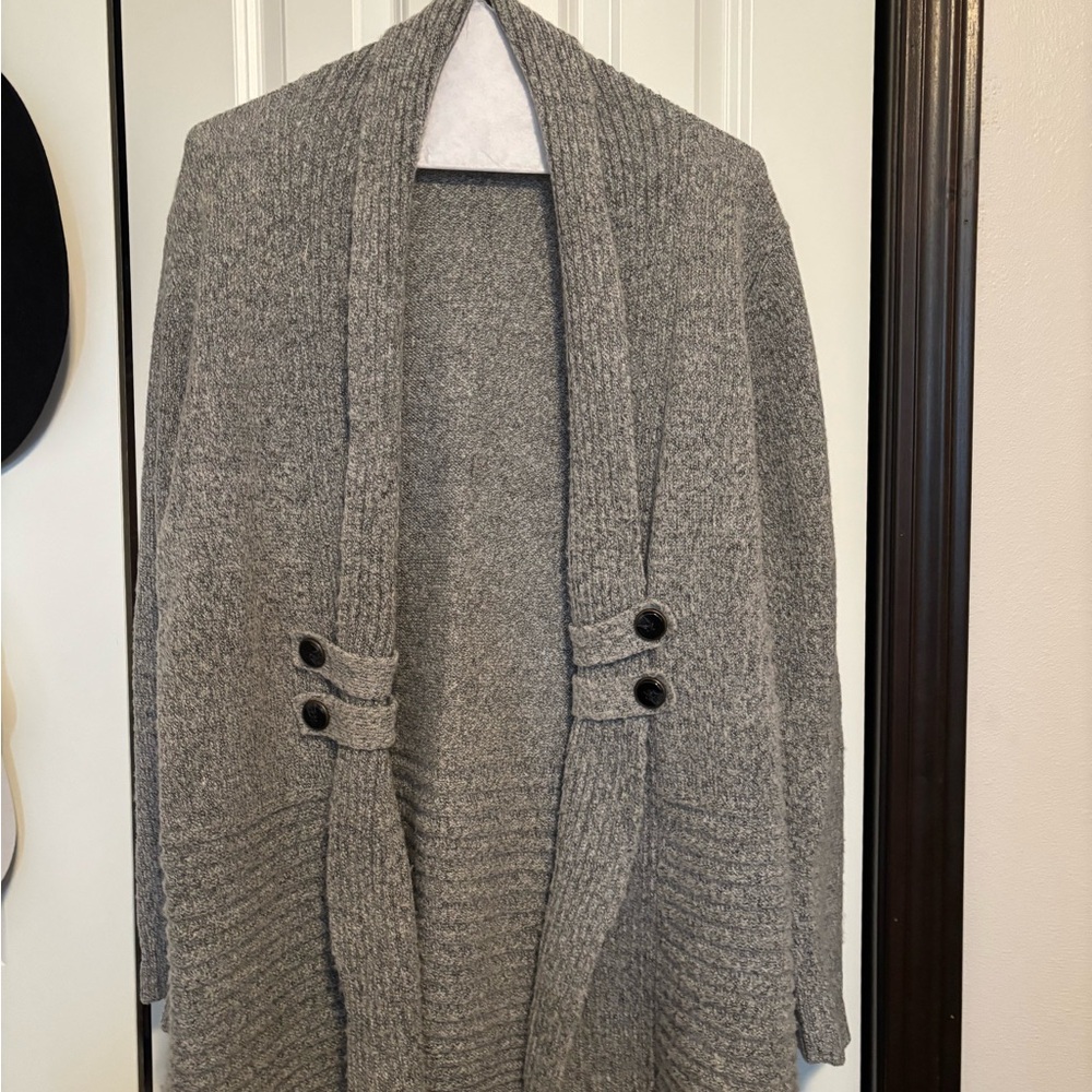 Apt. 9 Gray Women's Cardigan with Button Accents